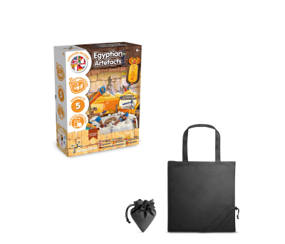 Ancient Egypt Excavation Kit V. Juego educativo suministrado con una bolsa de regalo plegable de 190T - st-35855-103