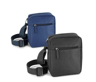 Bolso Bandolera Compacto de Poliéster con Cremallera
