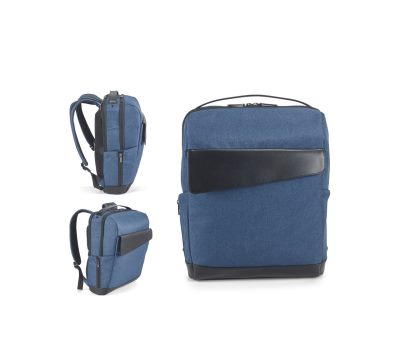 Mochila Urbana de Poliéster con Solapa y Compartimento Acolchado
