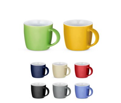 Taza de Cerámica Brillante 370 ml con Caja Regalo