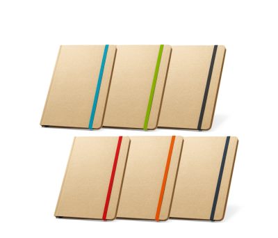 Cuaderno A5 Reciclado con Tapa Dura y Cierre Elástico
