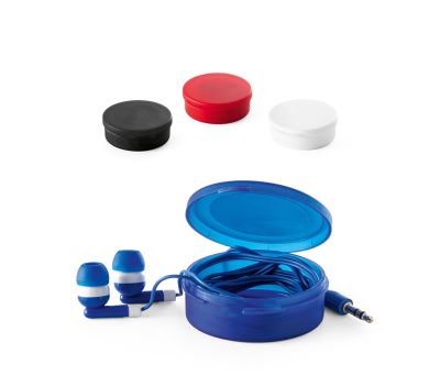 Auriculares con Cable ABS y Estuche de Transporte