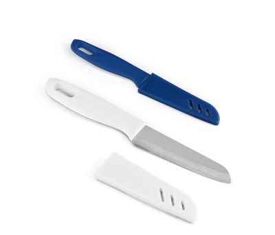 Cuchillo de Acero Inoxidable con Funda Protectora