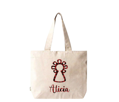 Bolsa de Algodón con Cremallera Virgen del Pilar - AGY56004PILAR