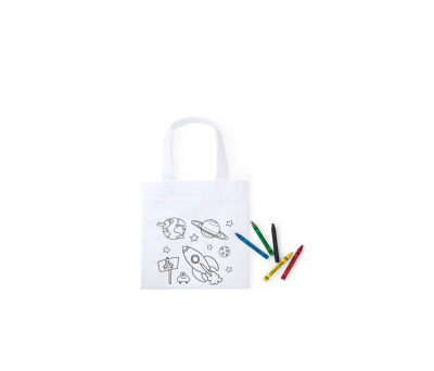 BOLSA PARA COLOREAR SPACE NON WOVEN 5 CERAS INCL. A8610