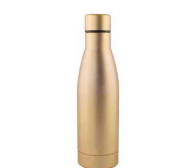 BOTELLA DOBLE PARED MILKSHAKE DORADO - AGY50545DO