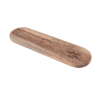 Bandeja Alargada de Madera de Acacia para Aperitivos y Regalos