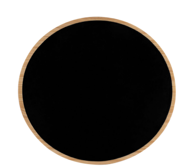 Base de Carga Inalámbrica de Bambú con Logo Iluminado