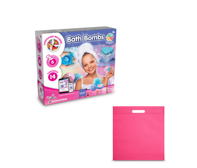 Bath Bombs Kit IV. Juguete educativo suministrado con una bolsa de regalo de non woven (80 g/m²) - st-35840-102
