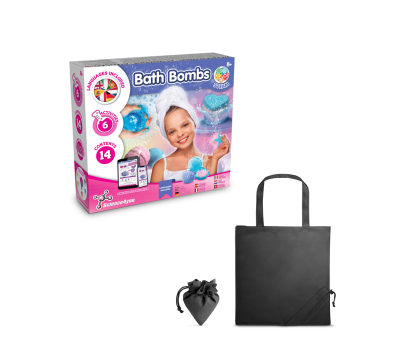 Bath Bombs Kit V. Juguete educativo suministrado con una bolsa de regalo plegable de 190T - st-35841-103