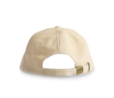 Gorra de Algodón Peinado con Visera Sándwich y Hebilla