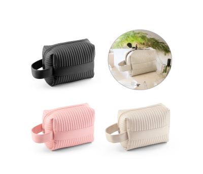 Bolso de Mano Acolchado de PU Reciclado con Asa