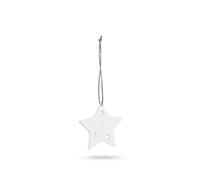 Adorno Navideño de Madera con Forma de Estrella