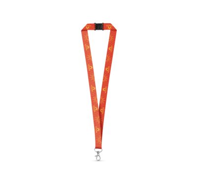 Lanyard de Poliéster con Mosquetón y Cierre de Seguridad
