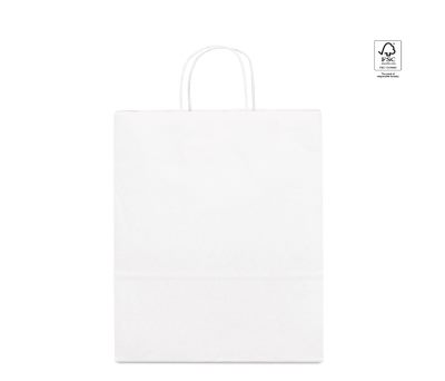 Bolsa de Papel Kraft con Asa Trenzada Certificado FSC
