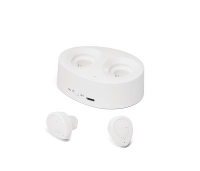 Auriculares Inalámbricos ABS con Base de Carga y Manos Libres