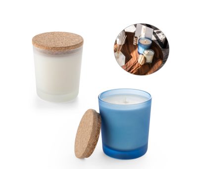 Vela Aromática Vegana con Tapa de Corcho 180g