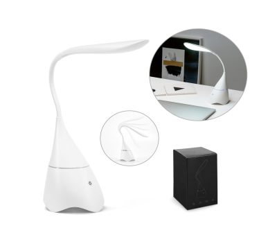 Lámpara de Escritorio con Altavoz Bluetooth y ABS Reciclado