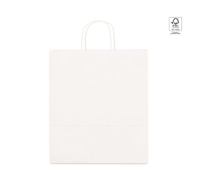 Bolsa de Papel Kraft con Asa Trenzada y Certificado FSC