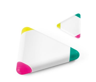 Subrayador Triangular de Plástico con Tres Puntas
