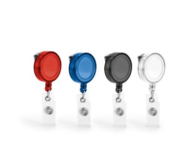 Porta Credencial Extensible con Clip Metálico y Botón