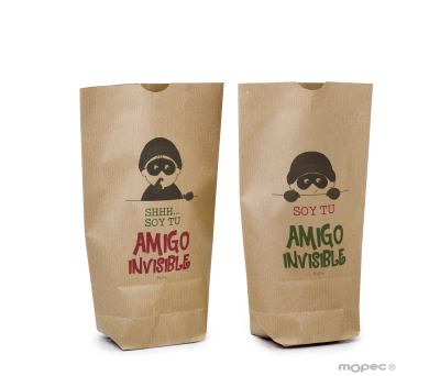 Bolsa Kraft Pit & Pita Amigo Invisble 18x32x7cm. stdo.min.24 - ANE52.1