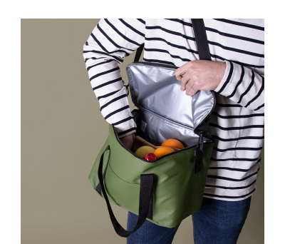 Bolsa Nevera de PU con Asa Ajustable