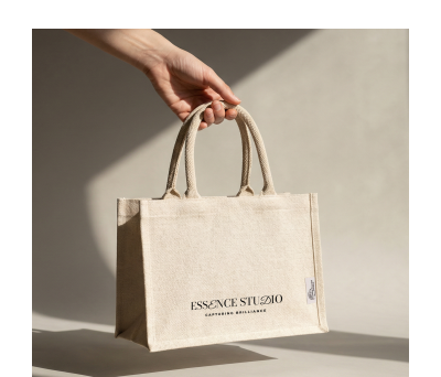 Bolsa Pequeña de Algodón Reciclado - AGY55038