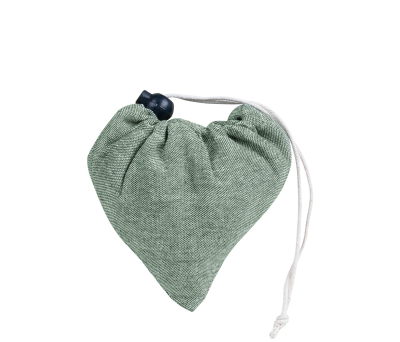 Bolsa Plegable de Algodón Reciclado con Diseño de Fresa