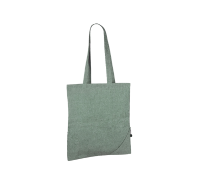 Bolsa Plegable de Algodón Reciclado con Diseño de Fresa
