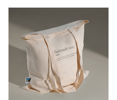 Bolsa Tote de Algodón Fairtrade con Asas Largas- Classic