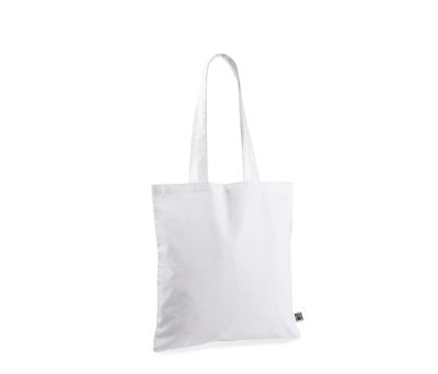 Bolsa Tote de Algodón Fairtrade con Asas Largas