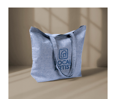 Bolsa Tote de Algodón y Poliéster Reciclados - AGY55524