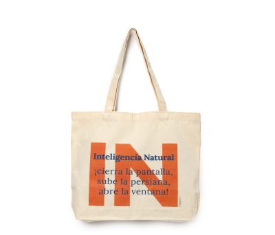 Bolsa algodón con asas IN 40x35x6cm. - AA46