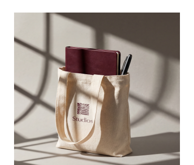 Bolsa de Algodón 120g con Asas Cortas - AGY52500