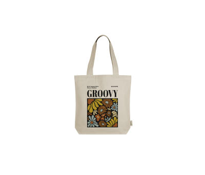 Bolsa de Algodón Canvas Reciclado con Asas Largas