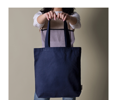 Bolsa de Algodón Canvas Reciclado con Asas Largas- Classic - AGY55055