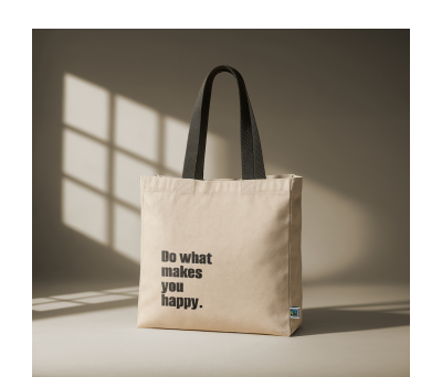 Bolsa de Algodón Fairtrade 280gr con Asas Largas - AGY54045
