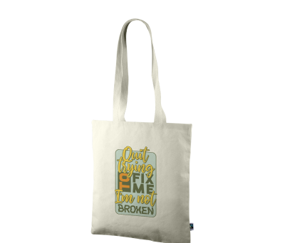 Bolsa de Algodón Fairtrade 320gr Fabricada en España