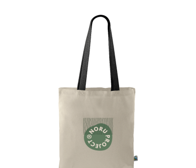 Bolsa de Algodón Fairtrade Reutilizable con Asas Largas