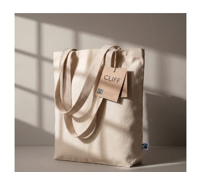 Bolsa de Algodón Fairtrade con Asas Largas- Classic - AGY52044