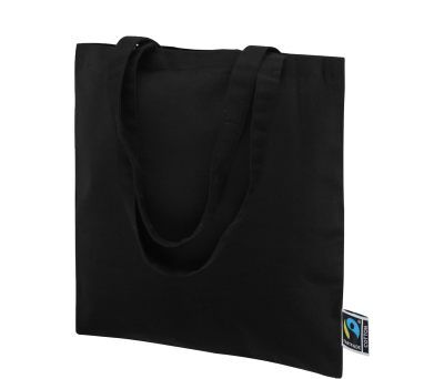 Bolsa de Algodón Fairtrade con Asas Largas- Línea Básica