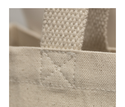 Bolsa de Algodón Fairtrade con Asas Largas