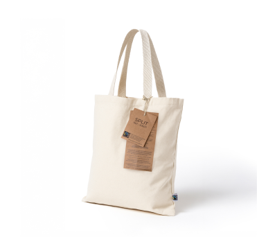 Bolsa de Algodón Fairtrade con Asas Largas