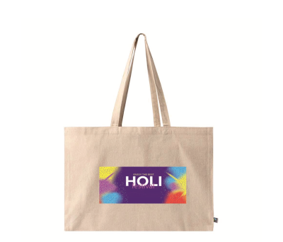Bolsa de Algodón Fairtrade con Asas Largas Oversize