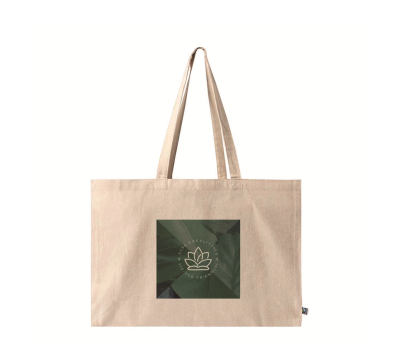 Bolsa de Algodón Fairtrade con Asas Largas Oversize