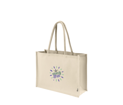 Bolsa de Algodón Laminado con Asas Largas