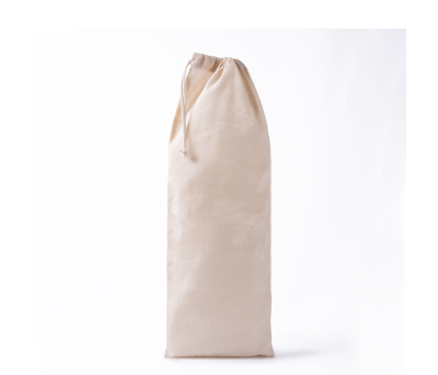 Bolsa de Algodón Reciclado GRS con Cierre de Cordón para Pan