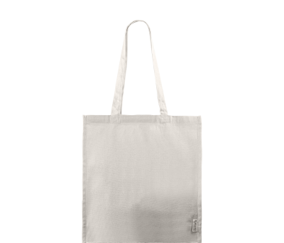 Bolsa de Algodón Reciclado con Asas Largas