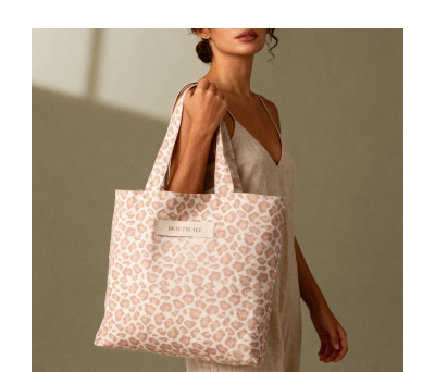 Bolsa de Algodón Reciclado con Asas Largas para Regalos - Elegance - AGY56024